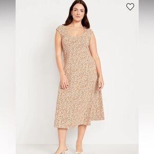 NEW Leopard Print Midi Dress XL